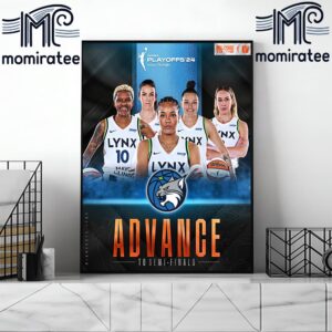 The Minnesota Lynx Advance Semi-Finals WNBA Playoffs 2024 Home Decor Poster Canvas