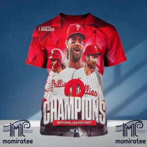 The Philadelphia Phillies Are NL East Champions 2024 For The First Time Since 2011 All Over Print Shirt