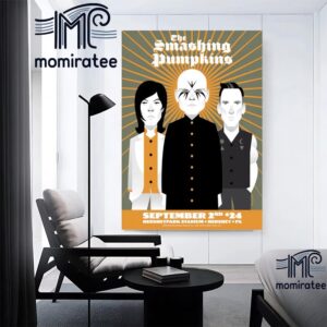 The Smashing Pumpkins At Hersheypark Stadium Hershey PA September 2nd 2024 Home Decor Poster Canvas