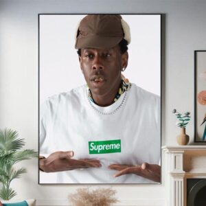 Tyler The Creator x Supreme 2024 Fall Winter Home Decor Poster Canvas