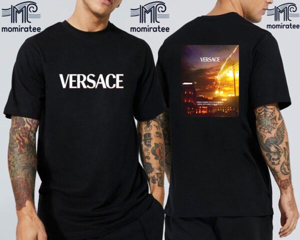 Versace SS25 Official Poster Versace Spring-Summer 2025 Fashion Show September 20th Two Sides Classic T-Shirt