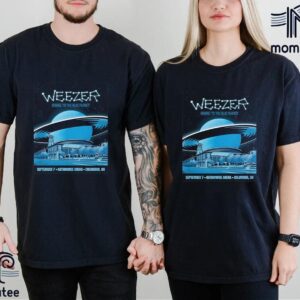 Weezer Voyage To The Blue Planet At Nationwide Arena In Columbus OH September 7th 2024 Unisex T-Shirt