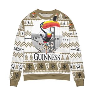 2021 Guinness Beer 1759-toucan Gifts For Family Holiday Christmas Ugly Sweater