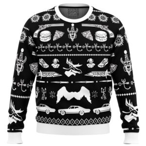 A Very Supernatural Christmas Supernatural Gifts For Family Holiday Christmas Ugly Sweater