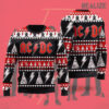 ACDC Angus Young Hold Lightning Gifts For Family Holiday Christmas Ugly Sweater