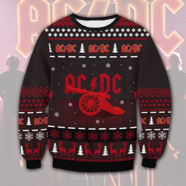 ACDC Gifts For Family Holiday Christmas Ugly Sweater