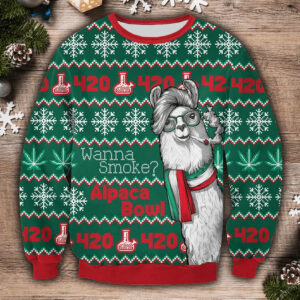 ALPACA BOWL Best Holiday Christmas Ugly Sweater Gifts For Family