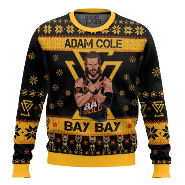 Adam Cole Bay Bay Adam Cole Best Holiday Christmas Ugly Sweater Gifts For Family