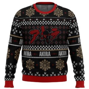 Akira Kanji Name Gifts For Family Holiday Christmas Ugly Sweater