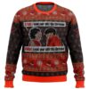 Akuma Street Fighter Gifts For Family Holiday Christmas Ugly Sweater