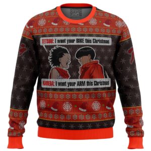 Akira Tetsou Shima and Shotaro Kaneda Gifts For Family Holiday Christmas Ugly Sweater