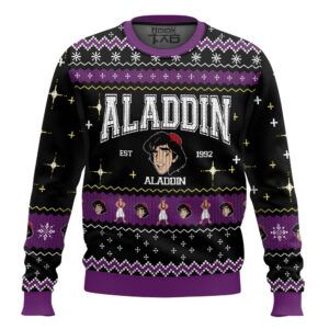 Aladdin Characters Best Holiday Christmas Ugly Sweater Gifts For Family