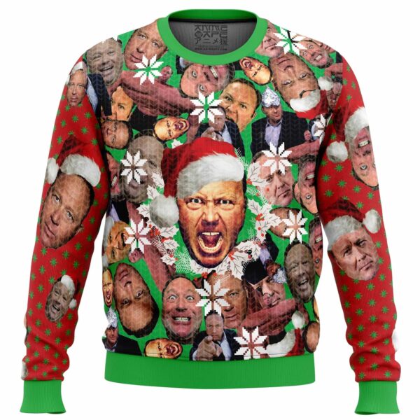 Alex Jones Gifts For Family Holiday Christmas Ugly Sweater