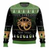 Alien Kidnaps Santa Claus On Christmas Eve Family Gifts For Family Holiday Christmas Ugly Sweaters