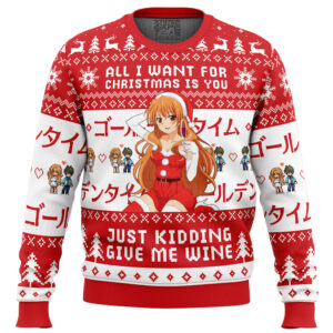 All I Want For Christmas Is You Golden Time Gifts For Family Holiday Christmas Ugly Sweater