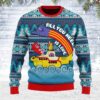 All You Need Is Love Hippie Gifts For Family Holiday Christmas Ugly Sweater