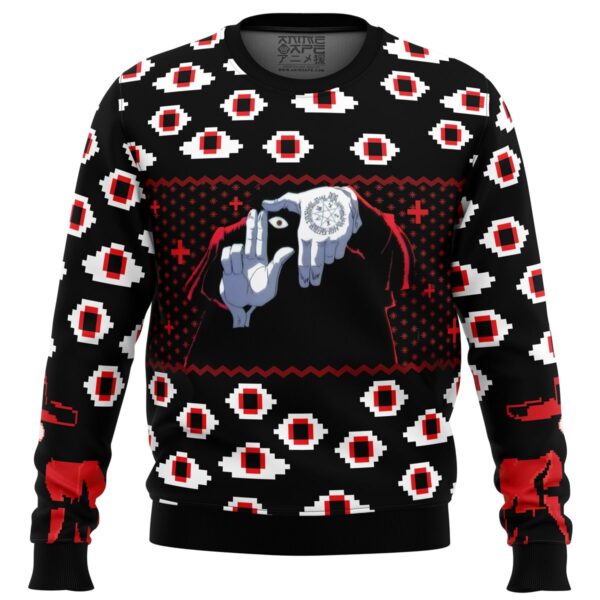 Alucard Eyes Hellsing Gifts For Family Holiday Christmas Ugly Sweater