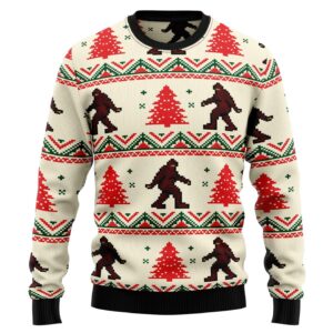 Amazing Bigfoot Gifts For Family Holiday Christmas Ugly Sweater