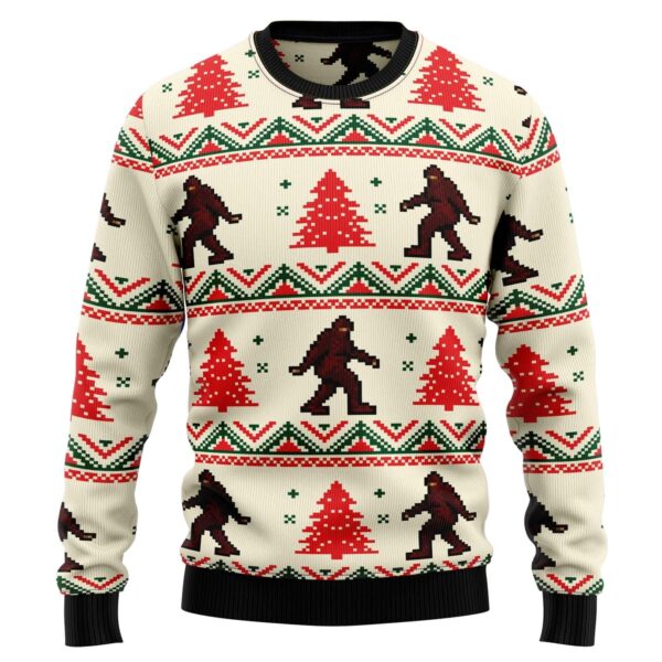 Amazing Bigfoot Gifts For Family Holiday Christmas Ugly Sweater