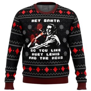 American Santa American Psycho Gifts For Family Holiday Christmas Ugly Sweater