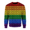 Among Us Gay Pride Gifts For Family Holiday Christmas Ugly Sweater