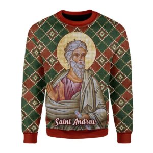 Andrew the Apostle Best Gifts For Family For Holiday Christmas Ugly Sweater