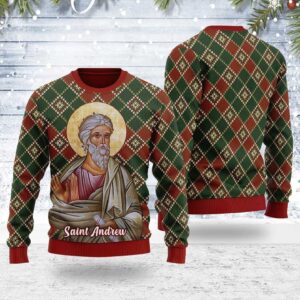 Andrew the Apostle Gifts For Family Holiday Christmas Ugly Sweater