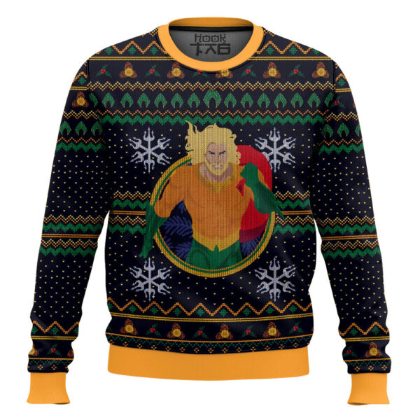 Aquaman DC Comics Best Holiday Christmas Ugly Sweater Gifts For Family