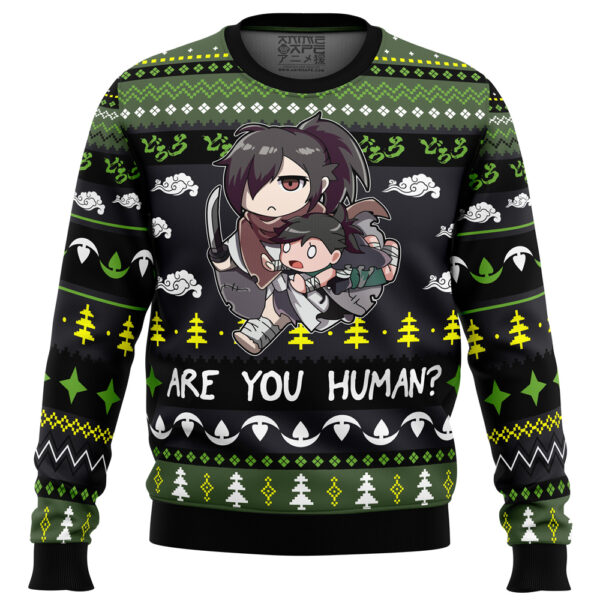 Are You Human Dororo Gifts For Family Holiday Christmas Ugly Sweater