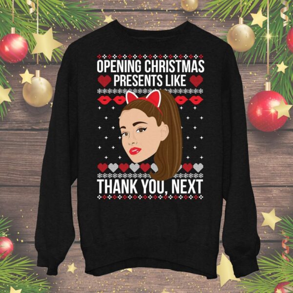 Ariana Grande Gifts For Family Holiday Christmas Ugly Sweater