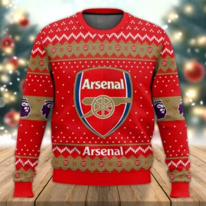 Arsenal Best Gifts For Family For Holiday Christmas Ugly Sweater