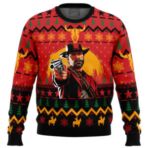 Arthur Morgan Red Dead Redemption Gifts For Family Holiday Christmas Ugly Sweater