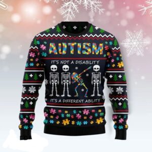 Autism Gifts For Family Holiday Christmas Ugly Sweater