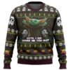 Baby Yoda Boomer Star Wars Gifts For Family Holiday Christmas Ugly Sweater