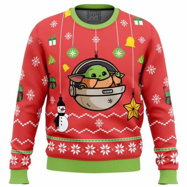 Baby Yoda Gifts For Family Holiday Christmas Ugly Sweater