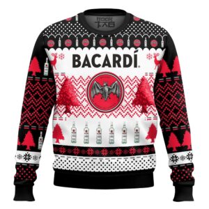 Bacardi Best Holiday Christmas Ugly Sweater Gifts For Family