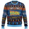 Back To The Future Christmas Edition Custom Best Holiday Christmas Ugly Sweater Gifts For Family