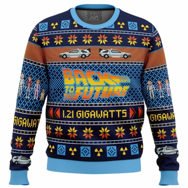 Back To The Future Gifts For Family Holiday Christmas Ugly Sweater