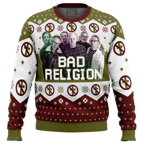 Bad Religion Gifts For Family Holiday Christmas Ugly Sweater