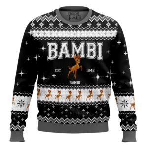 Bambi Best Holiday Christmas Ugly Sweater Gifts For Family