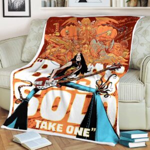 Bass Solo Take One Metallica World Tour at the M72 Helsinki Olympic Stadium Helsinki Finland 2024 Fleece Blanket