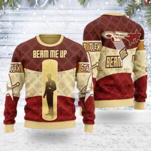 Beam Me Up Best Gifts For Family For Holiday Christmas Ugly Sweater