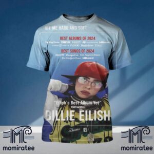 Billie Eilish Hit Me Hard And Soft For Your Consideration Banner For The 2025 Grammys All Over Print Shirt