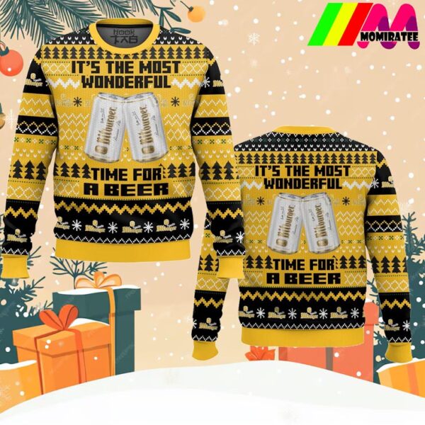 Bitburger Its The Most Wonderful Time For A Beer Christmas Ugly Sweater