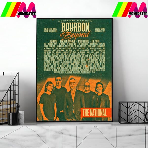 Bourbon And Beyond Festival The National At Highland Festival Grounds Kentucky Exposition Center Louisville KY September 19-22 2024 Poster Canvas