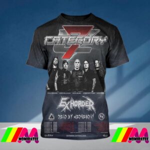 Category 7 Announces March 2025 Debut US Tour All Over Print Shirt