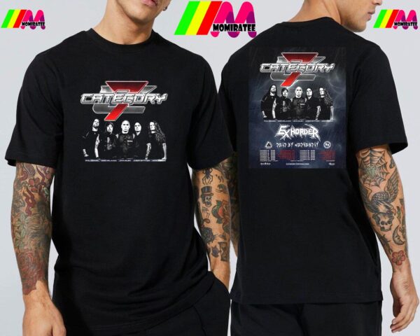 Category 7 Announces March 2025 Debut US Tour Two Sided Classic T-Shirt