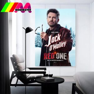 Chris Evans As Jack O Malley In Red One Movie Official Poster November 15th 2024 Home Decor Poster Canvas