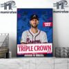 Atlanta Braves Chris Sale Becomes The First National League Pitcher To Win A Triple Crown Since 2011 Home Decor Poster Canvas