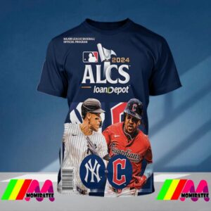 Cleveland Guardians Vs New York Yankees 2024 ALCS MLB Official Program All Over Print Shirt